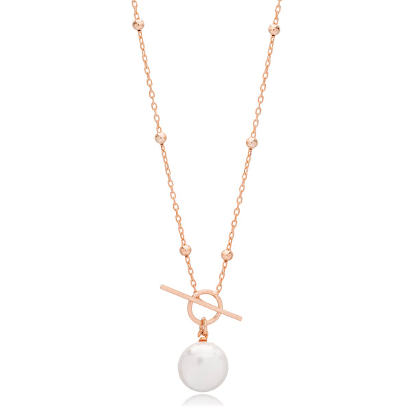 Necklace with Pendant  Pearl Ball Elegant Milano Design